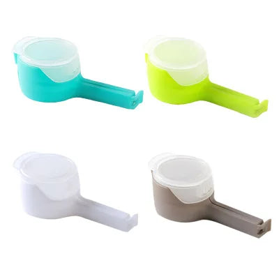 Snack Sealing Clip Preservation Sealing Clip Plastic Food Saver Travel Kitchen Gadget Sealed Pour Food Storage Bag Lid Clip