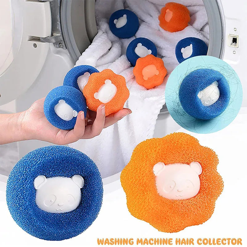 1-5pcs Pet Hair Remover Reusable Ball Laundry Washing Machine Filter Wool Sticker Cat Hair Remover Pet Fur Lint Catcher Home