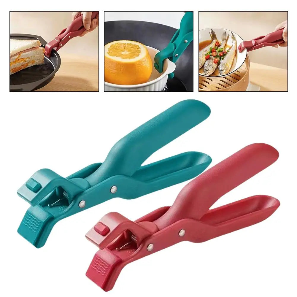 Anti-scald Clip Silicone Kitchen Anti Scald Plate Bowl Dish Pot Holder  Anti-hot Clip Lifter Kitchen Accessories Gadget ﻿2024