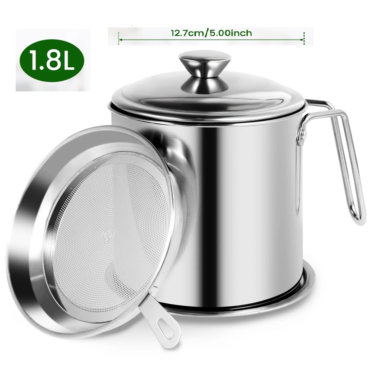 2-in-1 Oil Strainer Pot